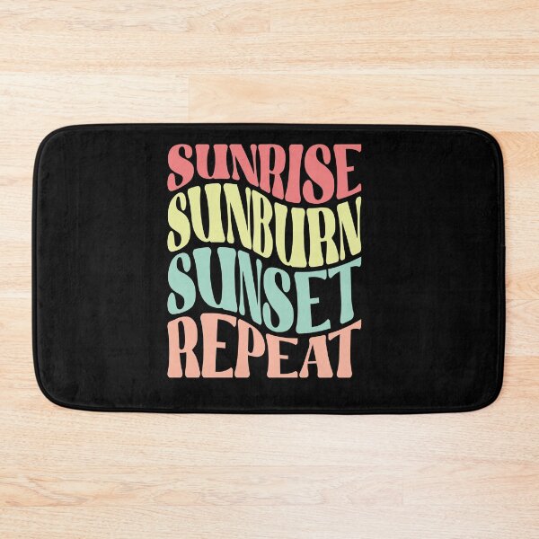 Item preview, Sunrise Sunburn Sunset Repeat designed and sold by samah82.