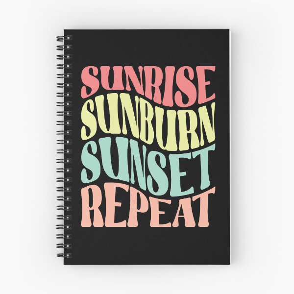 Item preview, Sunrise Sunburn Sunset Repeat designed and sold by samah82.