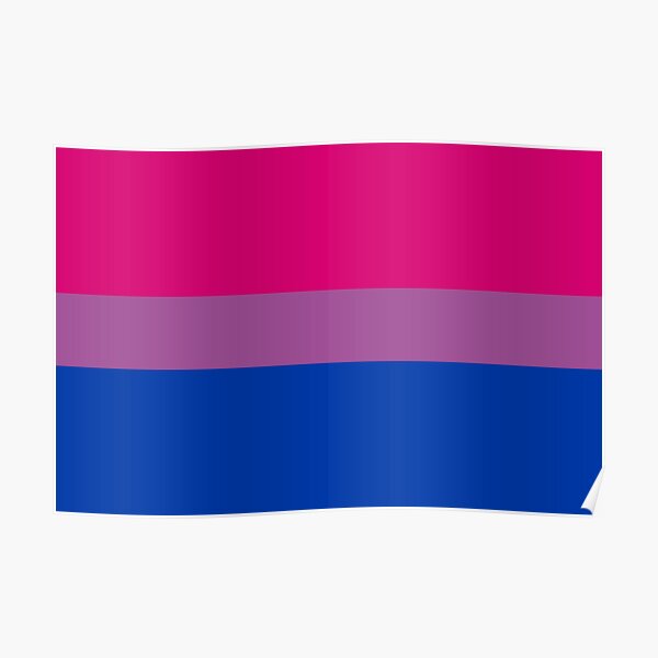 Bi Bisexual Pride Flag Queer Lgbt Poster For Sale By Vincentsplace Redbubble 8013