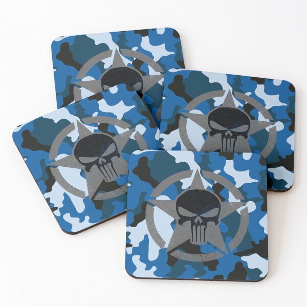 Item preview, Camouflage Blue  designed and sold by anjanaartz.