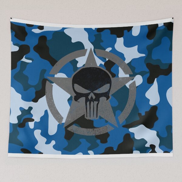 Item preview, Camouflage Blue  designed and sold by anjanaartz.