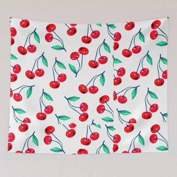 Item preview, Vintage Cherry Pattern Retro Collection designed and sold by Mystic-Roots99.
