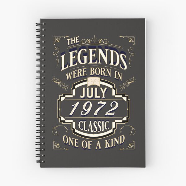 Item preview, The Legends Were Born In July 1972 Birthday For Men Women Vintage designed and sold by JooArtPrints  ★★★★★.