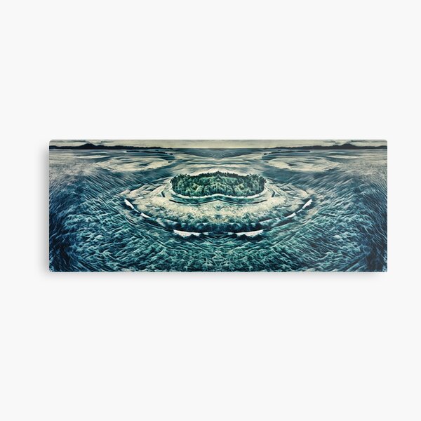 The Rush of Wave Metal Print