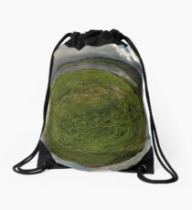 Teelin Bay from Roxborough fort, S. Donegal Drawstring Bag