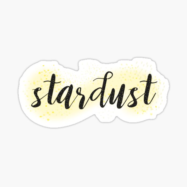 Item preview, Stardust Word Hand Lettering  designed and sold by Francesca Fenaroli.