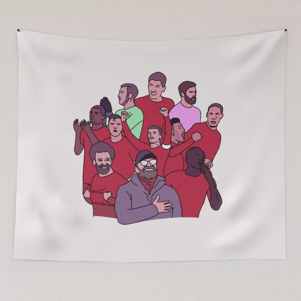 Aperçu de l'œuvre LFC team Reds créée et vendue par LiverpoolCherry.