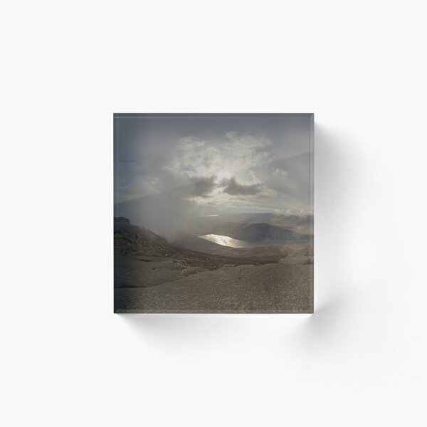 Panoramic View from Slieve Binnian Acrylic Block