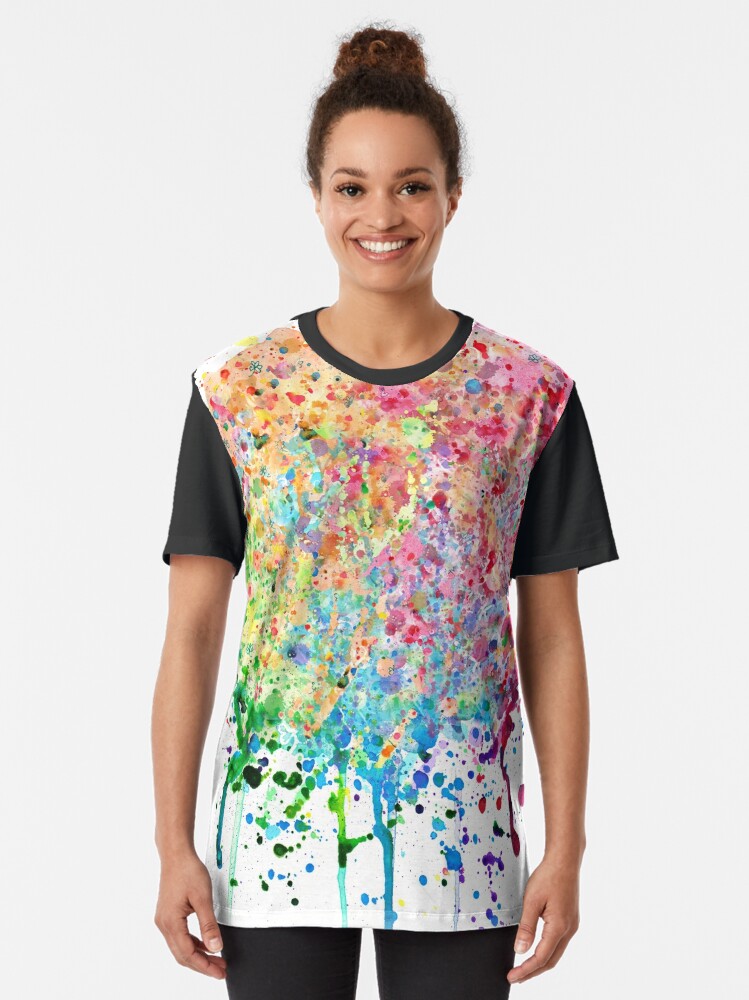 paint drip shirts