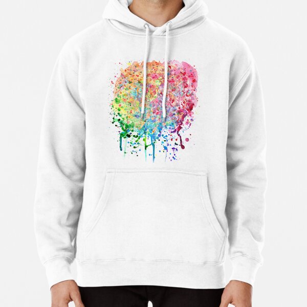 Rainbow Paint Splatter Drip