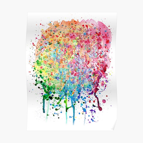 Kanworse Rainbow Colors of Paint Dripping with Clipping Path Canvas Print  Wallpaper Wall Mural Self …See more Kanworse Rainbow Colors of Paint