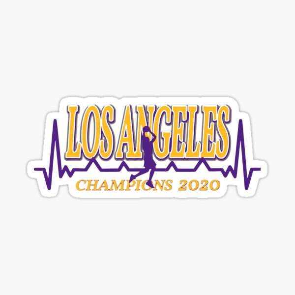 2020 Dodgers Lakers Champions Los Angeles stickers LA