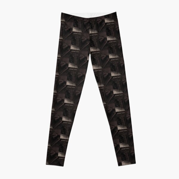 Louis Vuitton Blue Lagoon Monogram Knit Leggings M