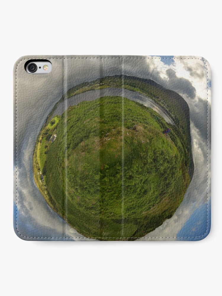 Alternate view of Teelin Bay from Roxborough fort, S. Donegal iPhone Wallet