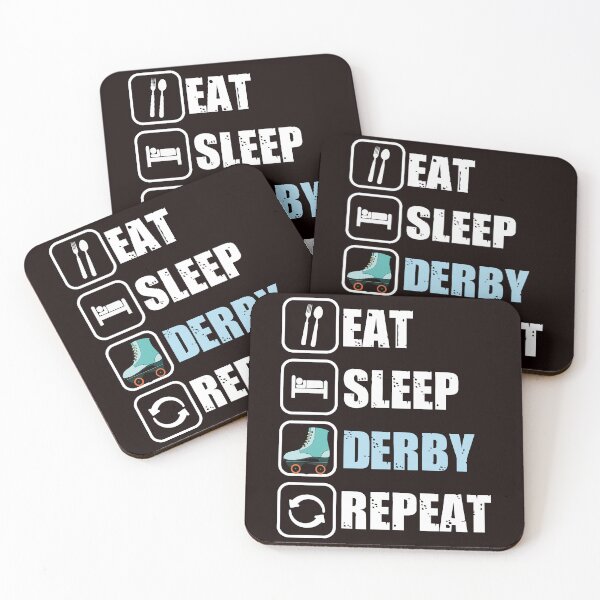 Artikelvorschau, Eat Sleep Derby Repeat entworfen und verkauft von desireedickens.