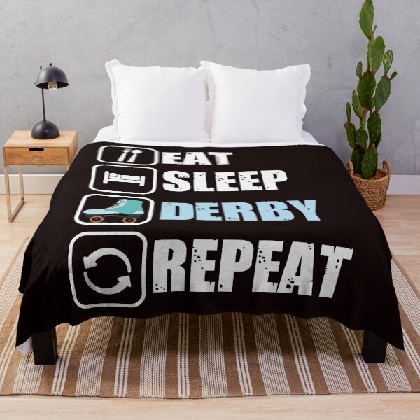 Artikelvorschau, Eat Sleep Derby Repeat entworfen und verkauft von desireedickens.