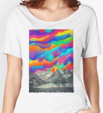 Skyfall, Melting Northern Lights Women's Relaxed Fit T-Shirt