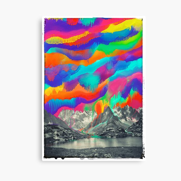 Skyfall, Melting Northern Lights Canvas Print