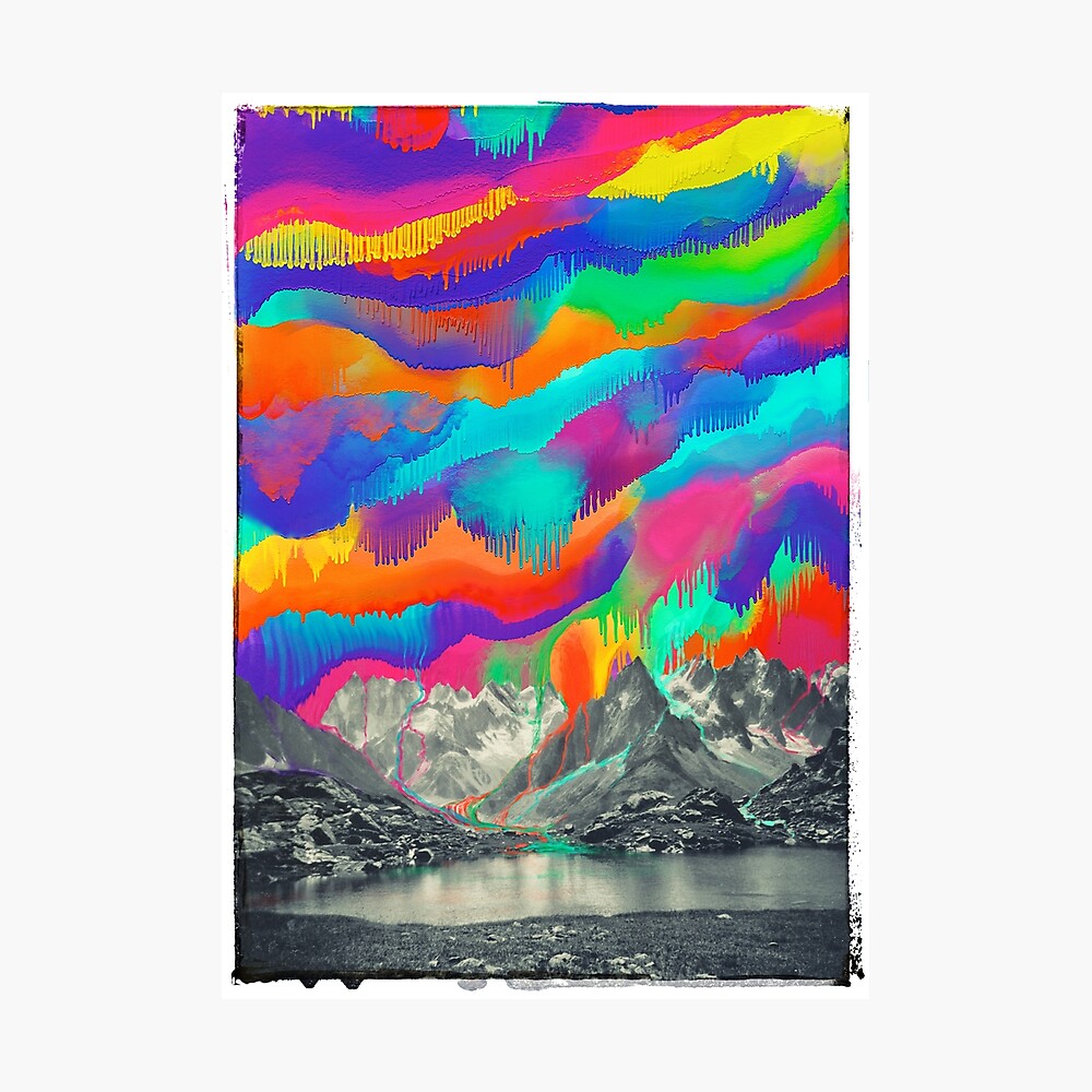 Skyfall, Melting Northern Lights Photographic Print