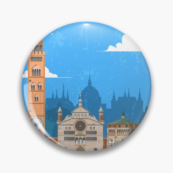Item preview, Cremona, Italy - Retro travel minimalist poster designed and sold by GreekTavern1979.