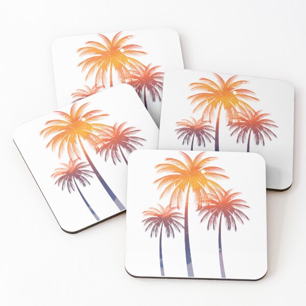 Item preview, Sunset Palm Trees  designed and sold by Unaiza Khalid.