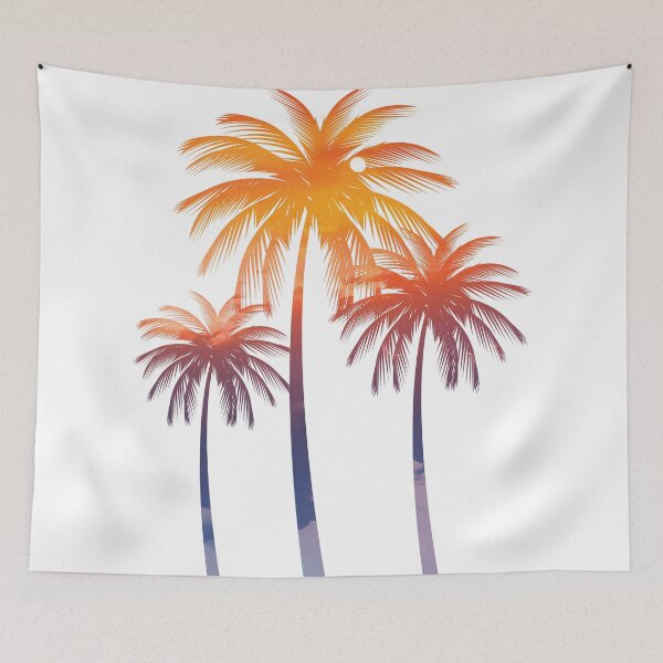 Item preview, Sunset Palm Trees  designed and sold by Unaiza Khalid.