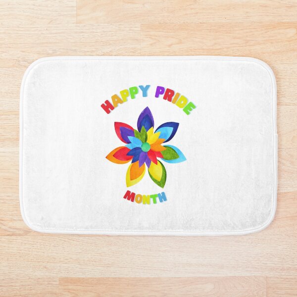 Item preview, Happy Pride Month design, single flower version designed and sold by mbuz90.