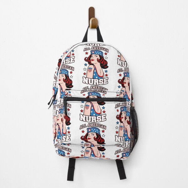 Item preview, All American Nurse 4th of July Patriotic USA Flag Nursing designed and sold by GrandeDuc.
