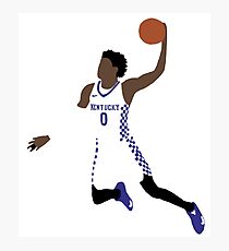 De'Aaron Fox Kentucky Fotodruck