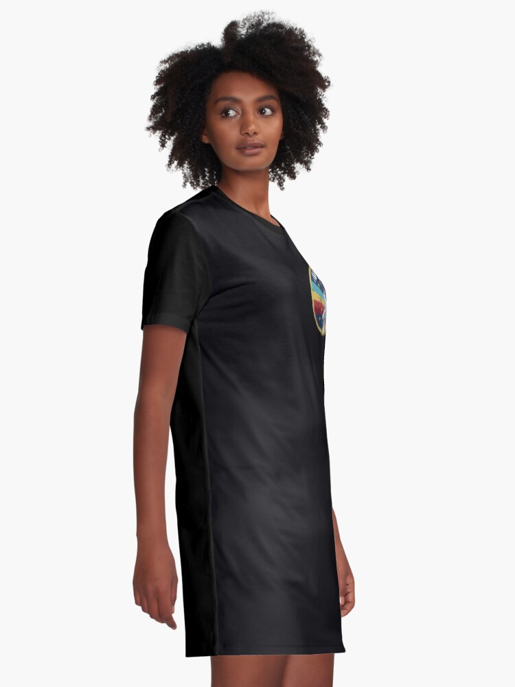 Alternate view of Nasa Vintage Colors V01 Graphic T-Shirt Dress