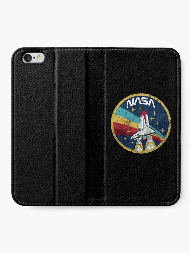 Alternate view of Nasa Vintage Colors V01 iPhone Wallet