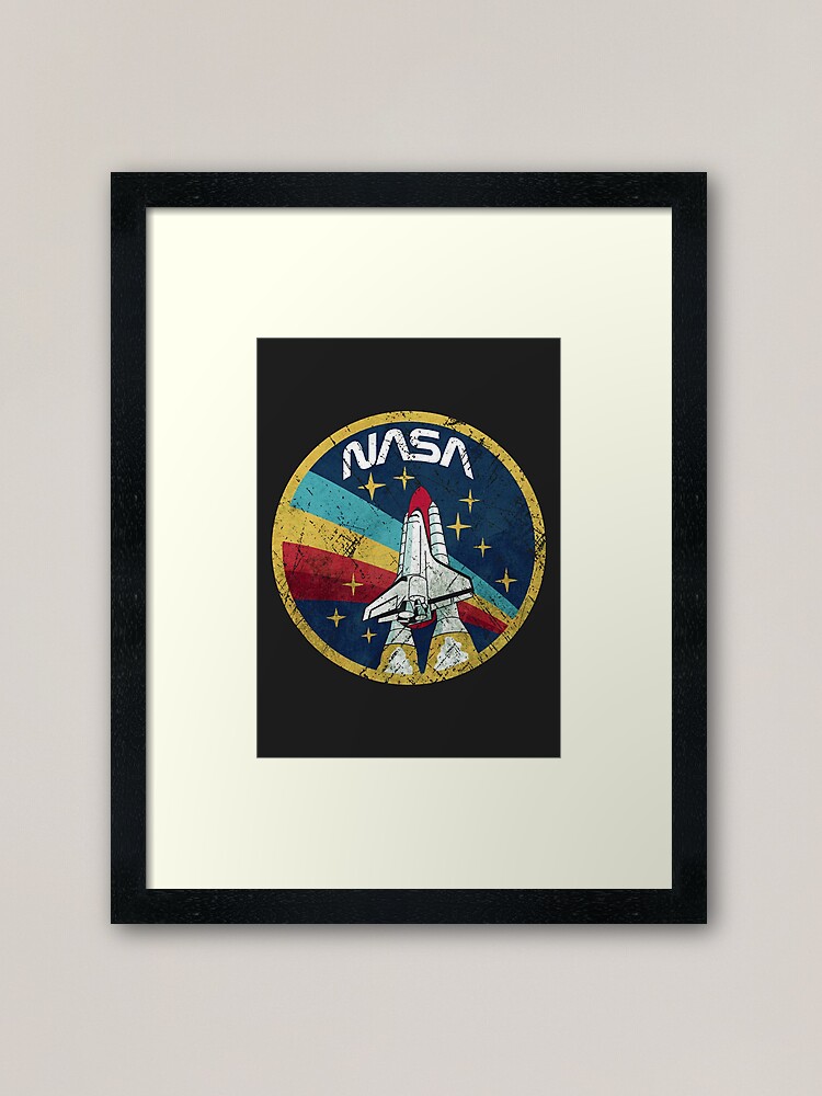 Alternate view of Nasa Vintage Colors V01 Framed Art Print