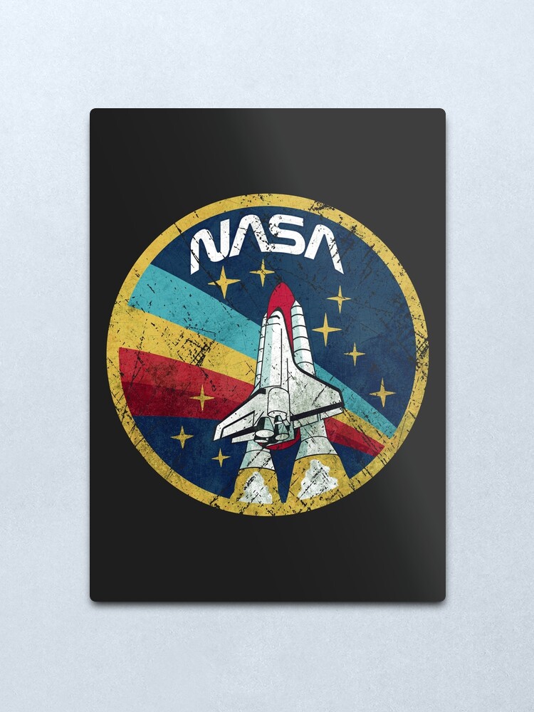 Alternate view of Nasa Vintage Colors V01 Metal Print