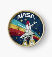 Nasa Vintage Colors V01 Clock