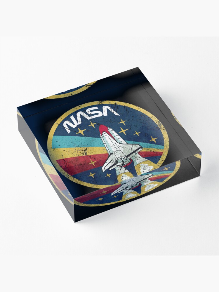 Alternate view of Nasa Vintage Colors V01 Acrylic Block