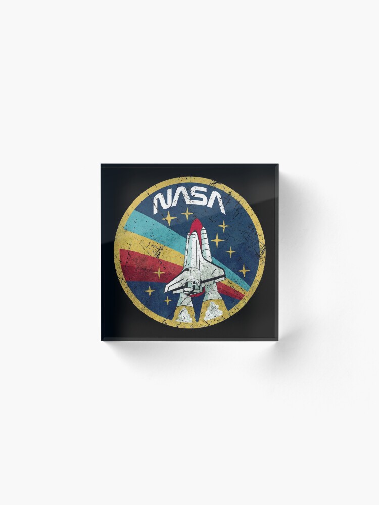 Alternate view of Nasa Vintage Colors V01 Acrylic Block