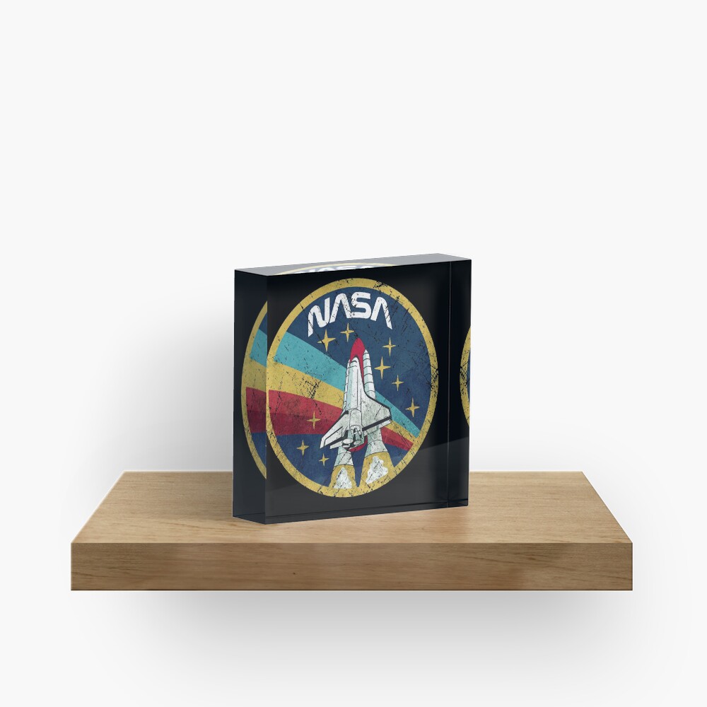 Nasa Vintage Colors V01 Acrylic Block