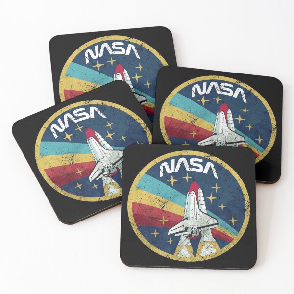 Nasa Vintage Colors V01 Coasters (Set of 4)