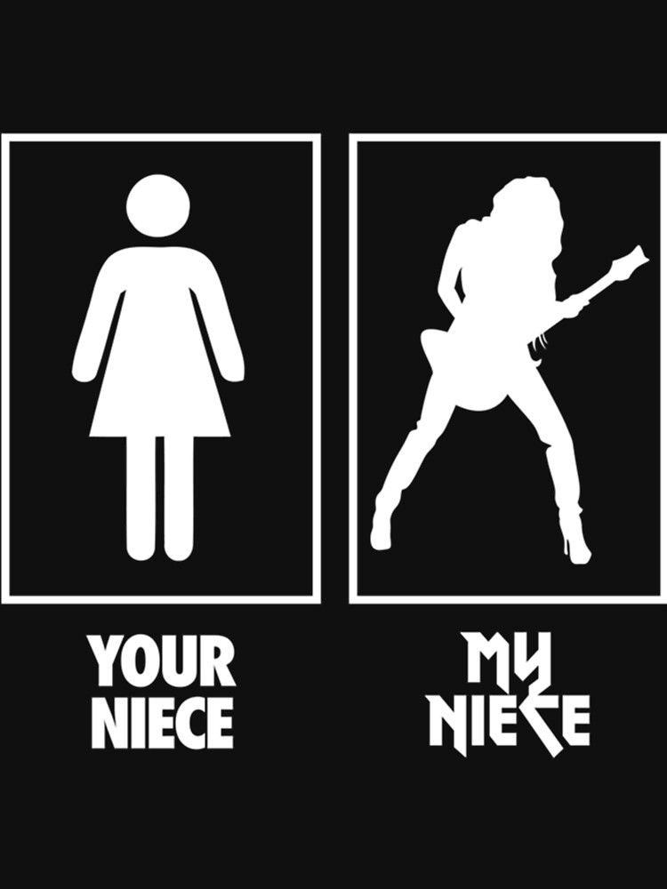 Your Niece My Nieceguitar T Shirt By Ricklandgr Redbubble Your T Shirts Niece T Shirts 3753