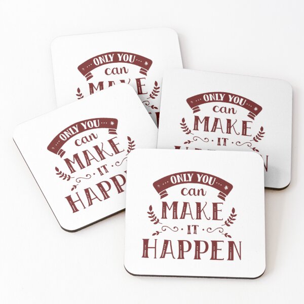Item preview, ONLY YOU CAN MAKE IT HAPPEN designed and sold by UrbanHuesOcean.
