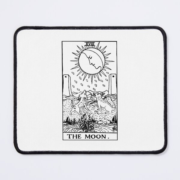 Item preview, The Moon Tarot Card designed and sold by Happy Puppy Print On Demand.