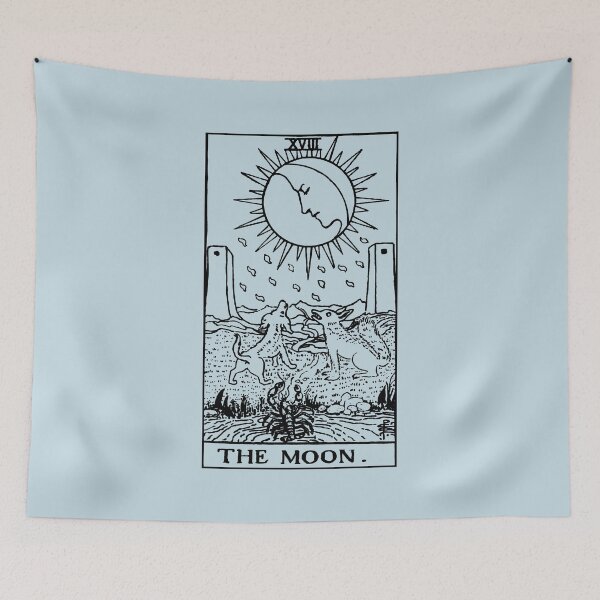 Item preview, The Moon Tarot Card designed and sold by Happy Puppy Print On Demand.