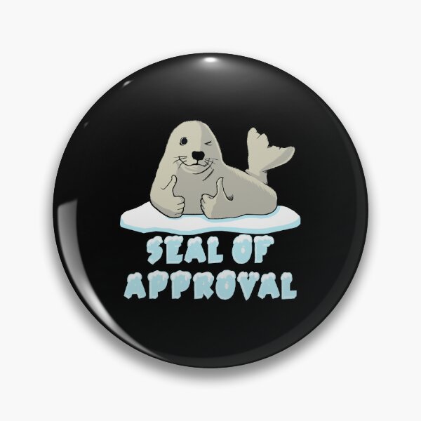 Item preview, Seal Of Approval - Cartoon designed and sold by Astrah.