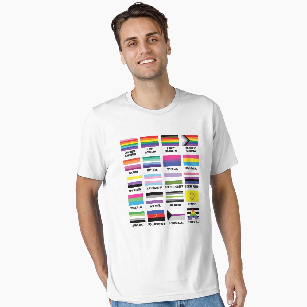 LGBTQIA Rainbow Pride Flags Poster