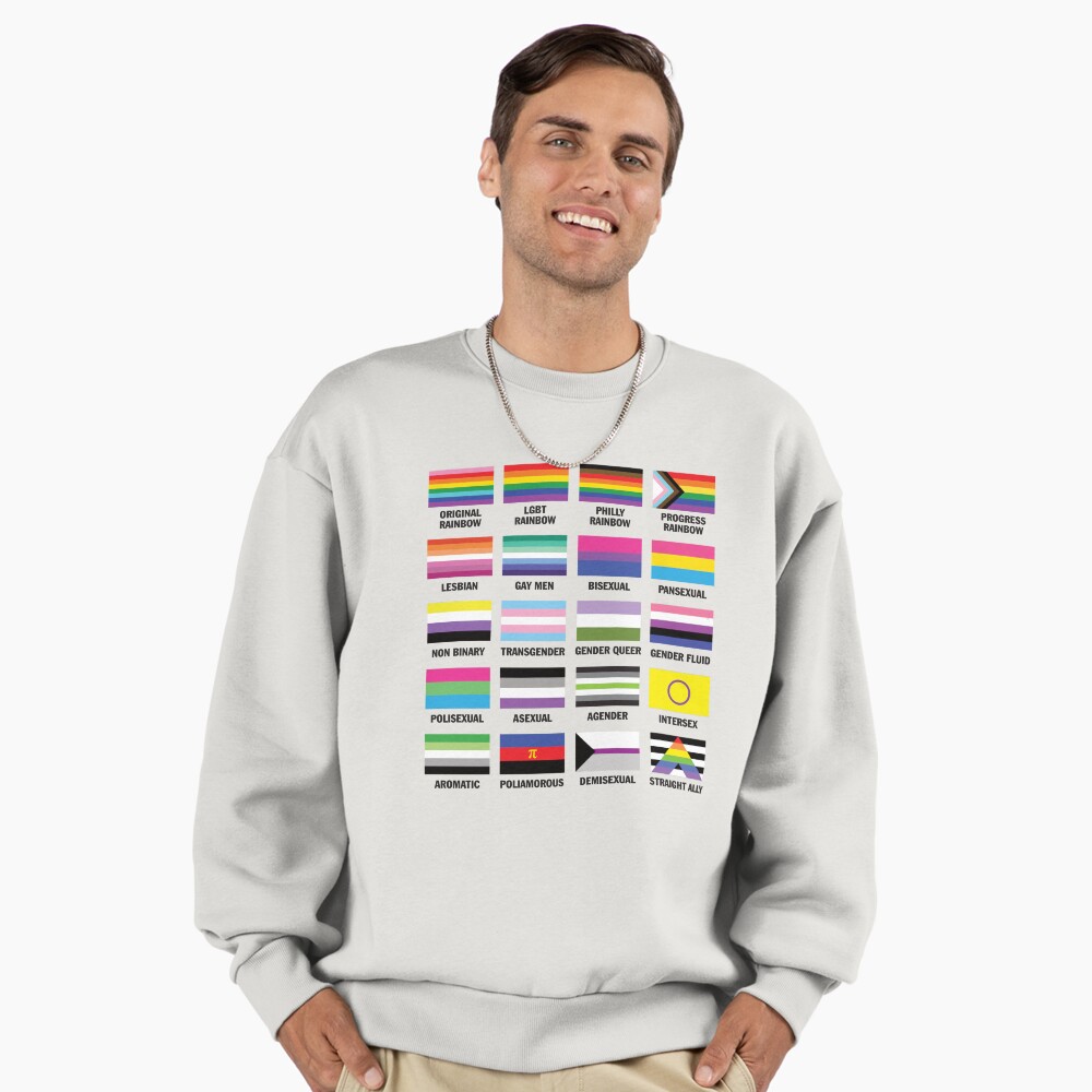 LGBTQIA Rainbow Pride Flags Poster