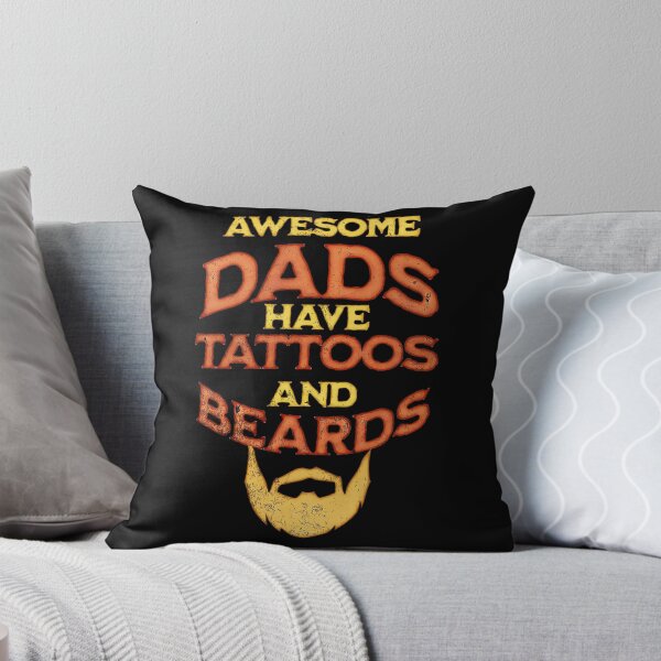 Item preview, Awesome Dads Have Tattoos And Beards designed and sold by csoDesign.