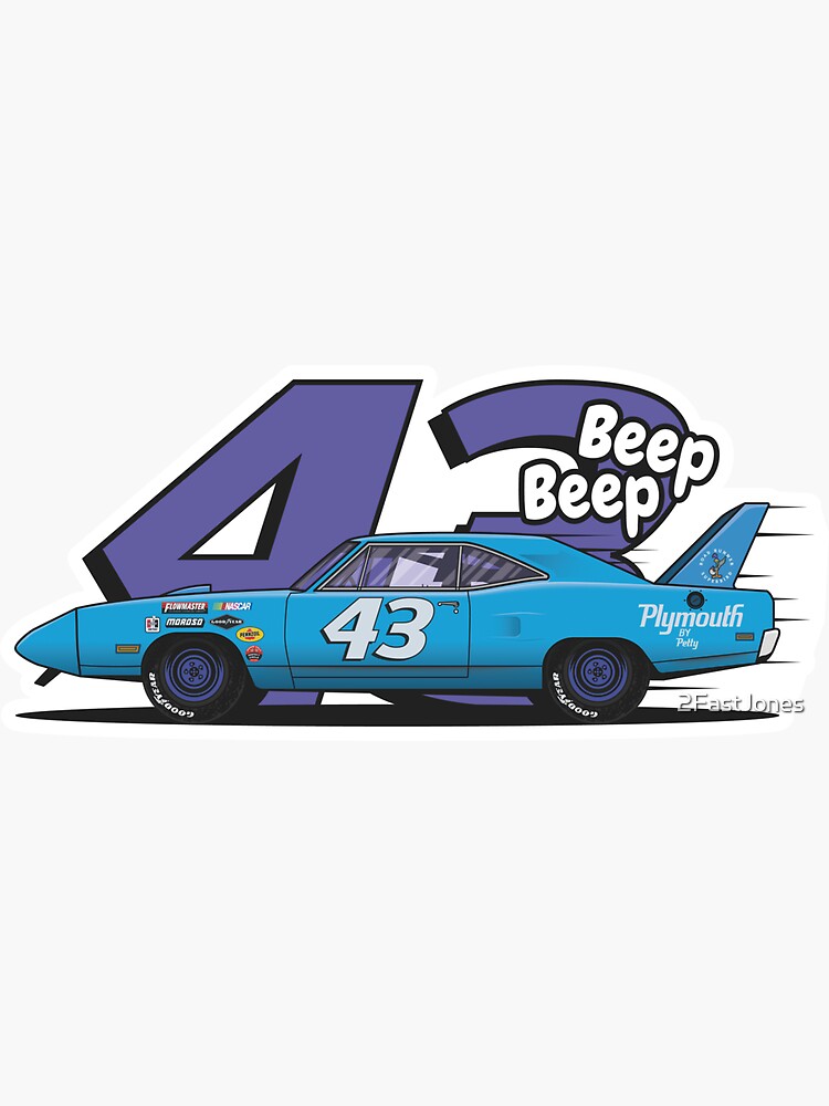"1970 Plymouth Superbird Nascar" Sticker for Sale by 2FastJones Redbubble