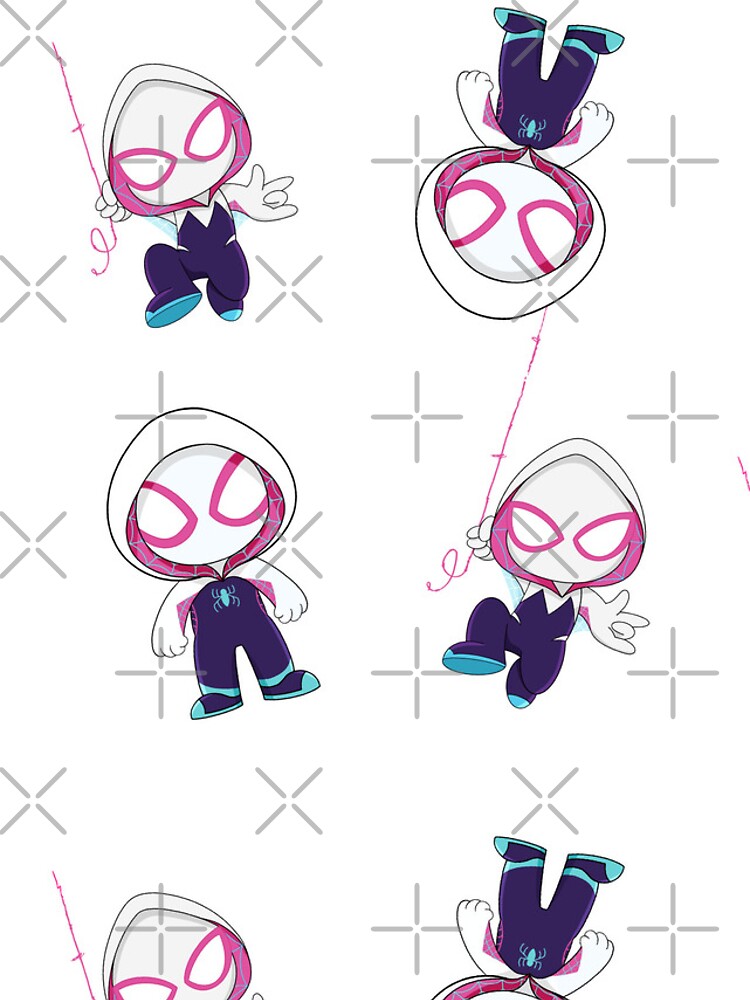 Set of little spider ghost, Gwen baby spidey girl, grl pwr