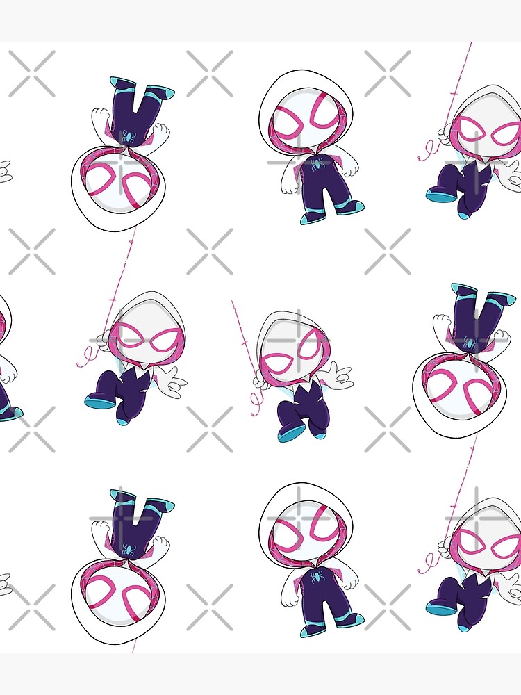 Set of little spider ghost, Gwen baby spidey girl, grl pwr