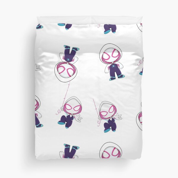 Gwen little spider ghost, baby spidey girl, grl pwr, cartoon ghost spider Duvet Cover